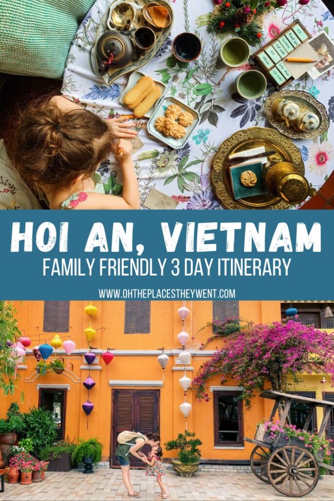 Hoi An, Vietnam: A 3 Day Itinerary For Families With Children: Headed to Hoi An, Vietnam with kids? Get ready for fun with this 3 day family friendly itinerary. There's so much to see and do. Don't miss it!