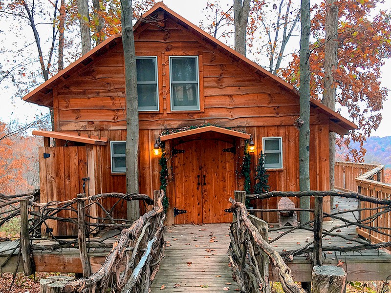 The Mohicans, luxury tree houses, Ohio, United States
