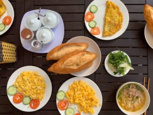 Vietnamese breakfast, Hoi An, Vietnam