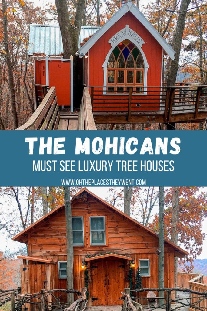 The Mohicans: Luxury Family Friendly Tree Houses In Ohio: Find out more about these amazing luxury tree houses in Ohio great for family vacations and quick weekends away.