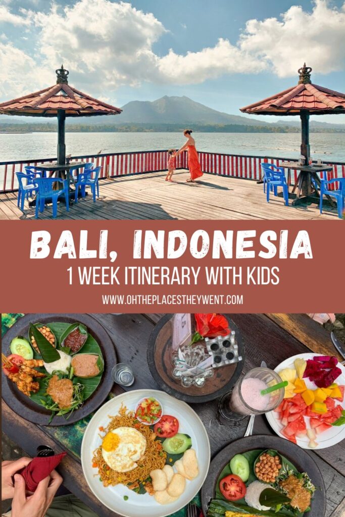 Bali With Kids: A Family Friendly 1 Week Itinerary: Take a trip to Bali with kids and take advantage of the very family-friendly cultural and fun adventure with this 1 week family friendly itinerary.