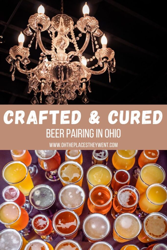 Crafted & Cured: Boozy Pairing in Troy, Ohio: Crafted & Cured is an amazing place for a beer pairing in Ohio. Enjoy craft beer, cured meats and cheeses in a historic regenerated building.