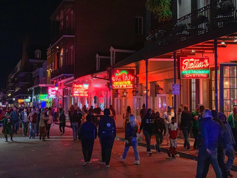 Bourbon Street, French Quarter, New Orleans, Louisiana