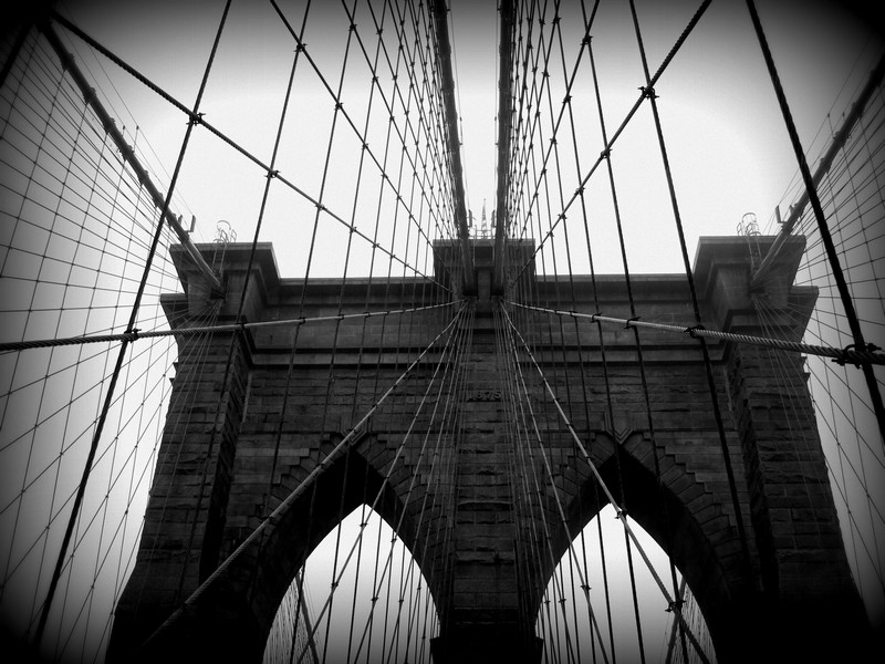 The Brooklyn Bridge, Manhattan, New York City, New York, United States