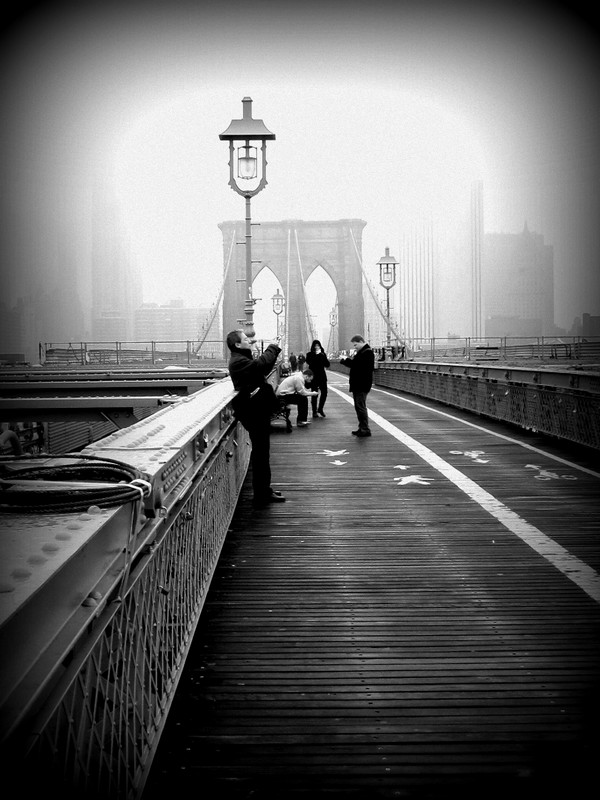 The Brooklyn Bridge, Manhattan, New York City, New York, United States