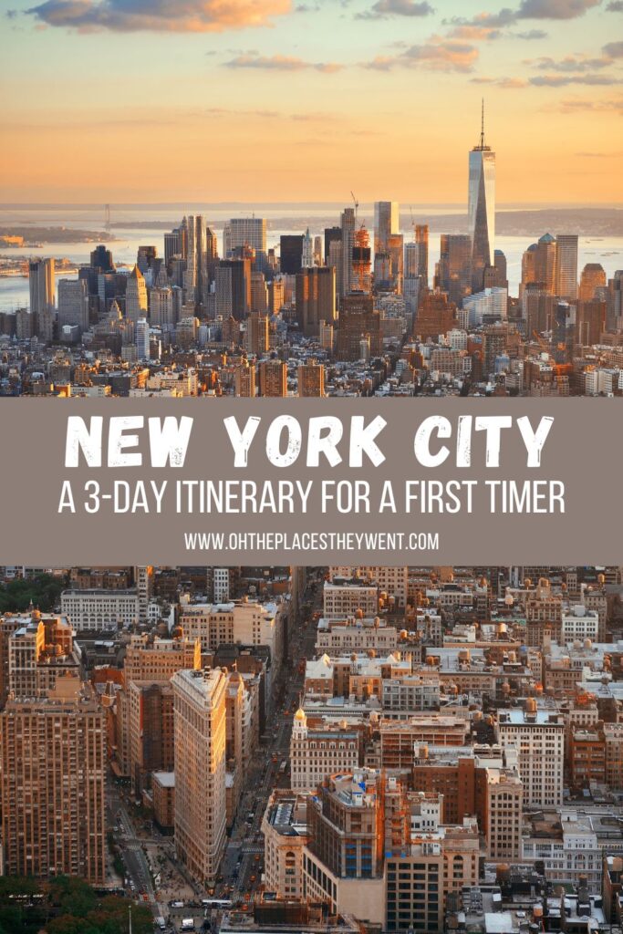 New York City: A Three Day Itinerary For The First Time Visitor: Headed to NYC for a long weekend? Check out this New York City 3 day itinerary for theh first timer. See it all and eat it up!
