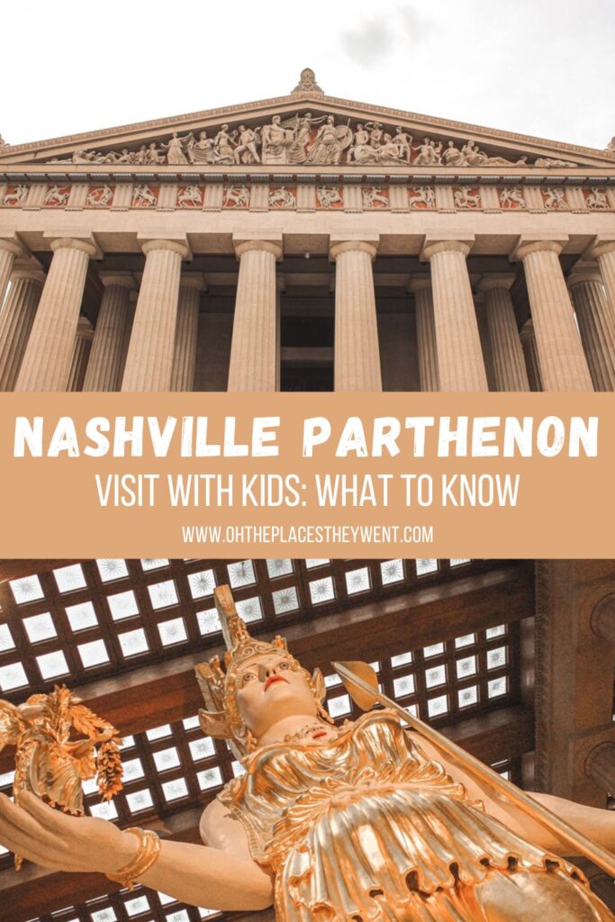 What To Know To Visit Nashville's Parthenon With Kids: Find out everything you need to know about visiting the Nashville Parthenon with kids. Learn about the history of this beautiful building and discover its similarities and differences to the Greek Parthenon. Get tips for what to see, including Greek mythology creatures and the statue of Athena, and how long to allow for your visit.
