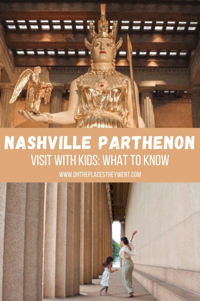 What To Know To Visit Nashville's Parthenon With Kids: Find out everything you need to know about visiting the Nashville Parthenon with kids. Learn about the history of this beautiful building and discover its similarities and differences to the Greek Parthenon. Get tips for what to see, including Greek mythology creatures and the statue of Athena, and how long to allow for your visit.