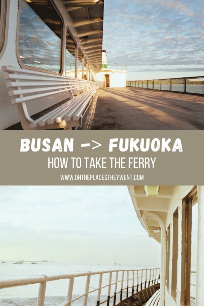 Did you know you can take a ferry from Busan to Fukuoka: Ready for an adventure to Fukuoka, Japan? If you're starting in South Korea, hop on a ferry from Busan to Fukuoka and start your journey.