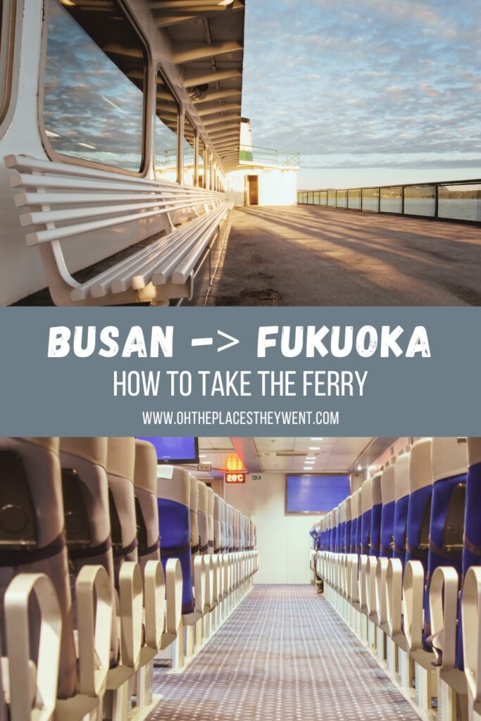Did you know you can take a ferry from Busan to Fukuoka: Ready for an adventure to Fukuoka, Japan? If you're starting in South Korea, hop on a ferry from Busan to Fukuoka and start your journey.