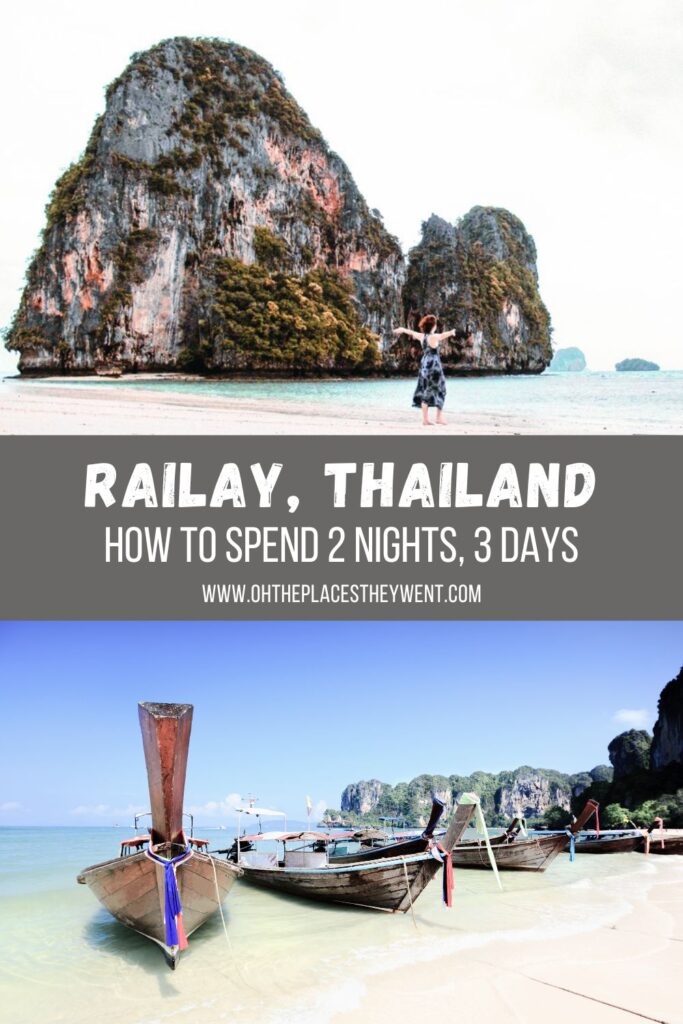 Exploring Railay, Thailand: A Hidden Oasis Accessible Only by Boat: Is Railay Beach worth the boat ride to get there? It absolutely is! Find out what to do in Railay for 3 days and 2 nights. You'll be surprised.