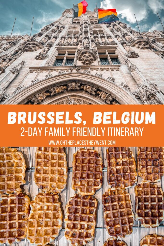 Brussels With Kids: A 2-Day Itinerary: Traveling to Brussels, Belgium with kids? Check out this completely walkable 2-day itinerary centered around Grand Place. Perfect for families.