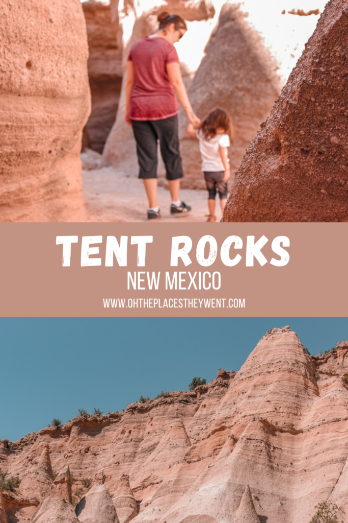 Tent Rocks With Kids: The Escape Near Sante Fe You Need To Take: Looking for a whimsical but natural place to go for a hike near Sante Fe? Kasha-Katuwe Tent Rocks is kid-friendly and fun. Here's what to know.