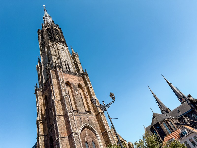 Delft Markt, Nieuwe Kerk, New Church, Delft, Netherlands
