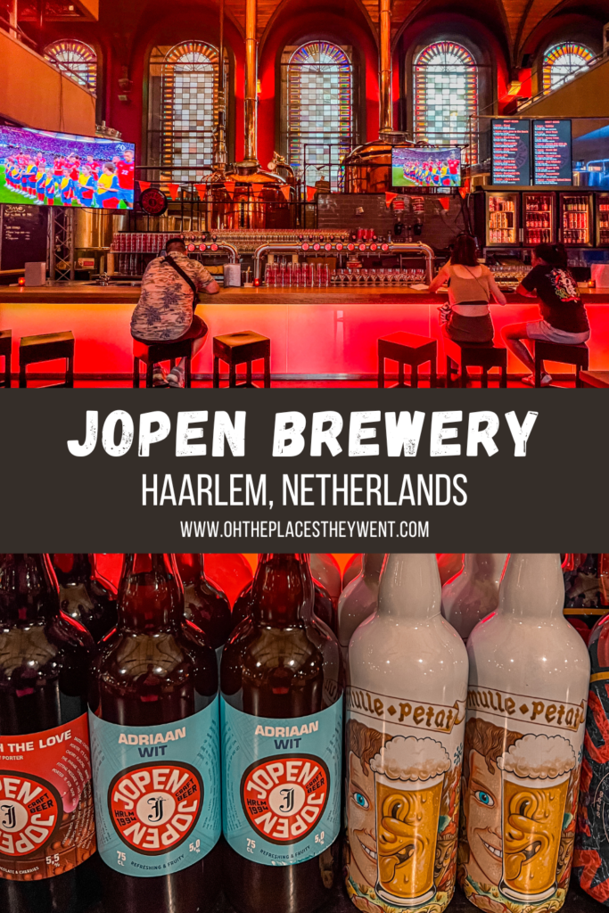 The Most Unique Tap House In Haarlem Is In A Church: One of the best places to eat in Haarlem, check out Jopen for a unique experience with beer to top it off.