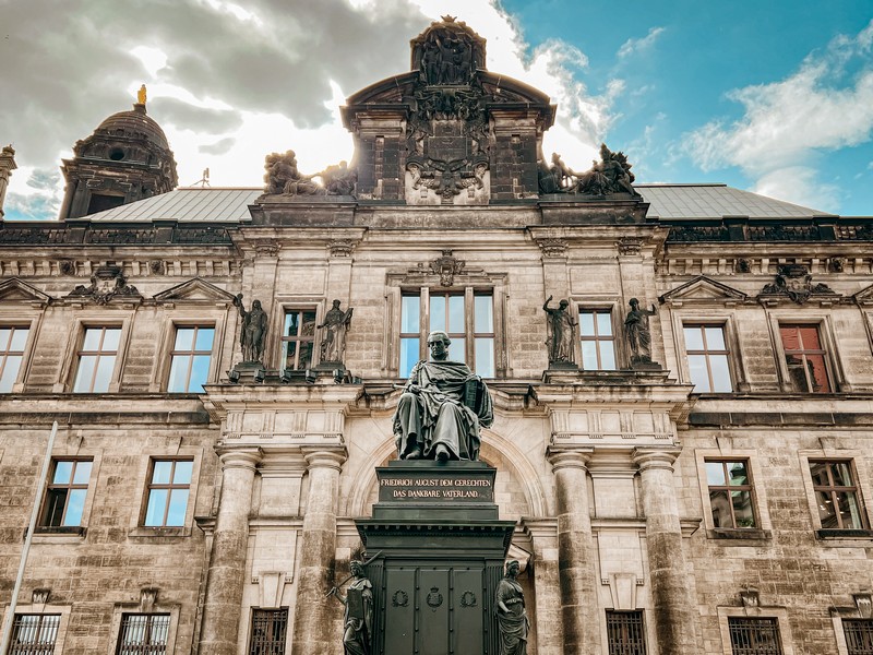 Frederick August 1 Statue, Georgentor, Dresden Old Town, Germany