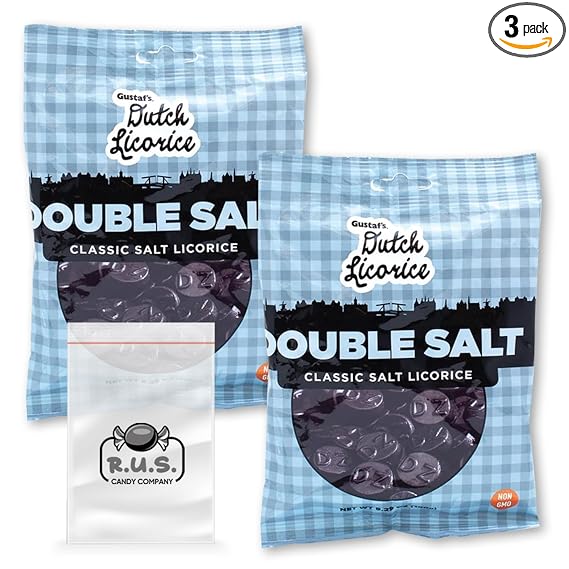 Dutch Licorice Double Salt, Dutch food, Dutch snack