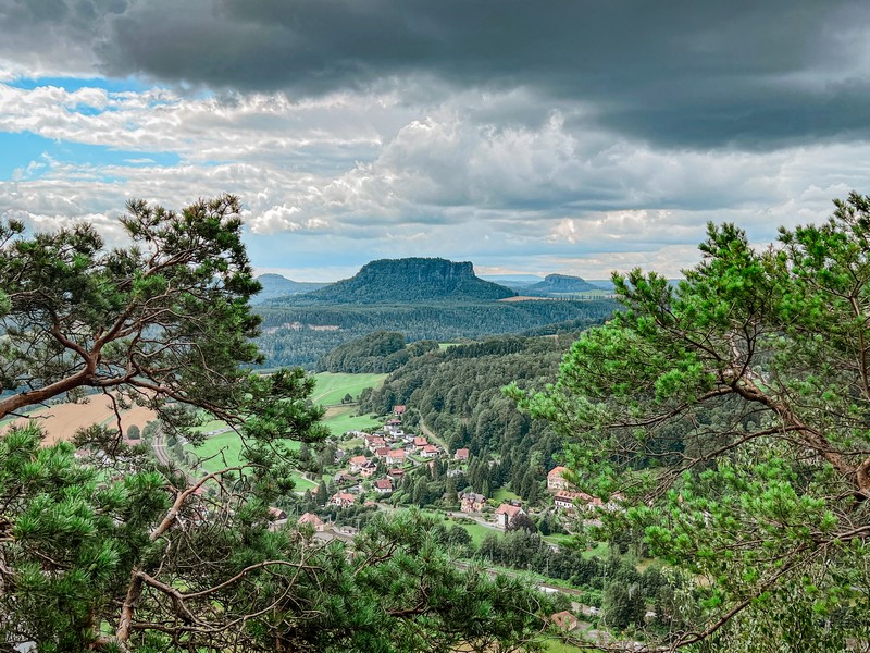 The Bastei Bridge, Basteiweg, Lohmen, Germany