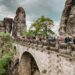 The Bastei Bridge, Basteiweg, Lohmen, Germany