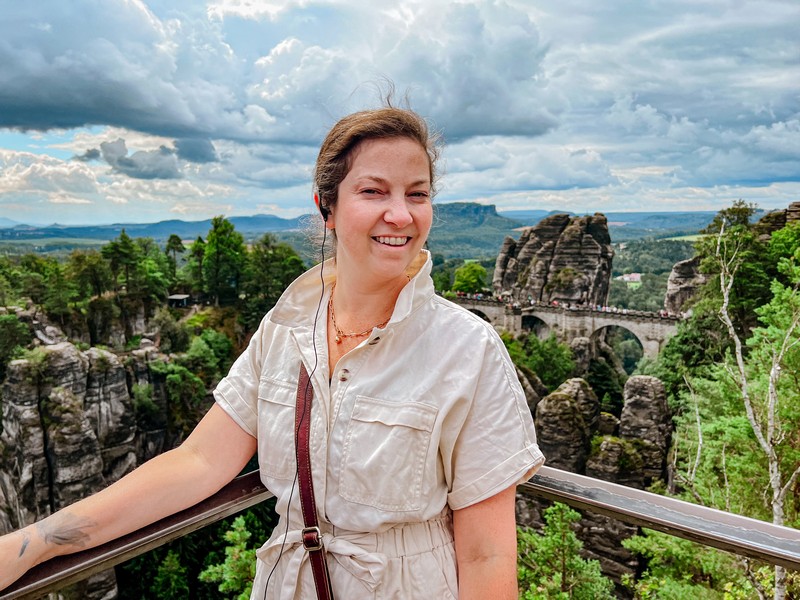 The Bastei Bridge, Basteiweg, Lohmen, Germany