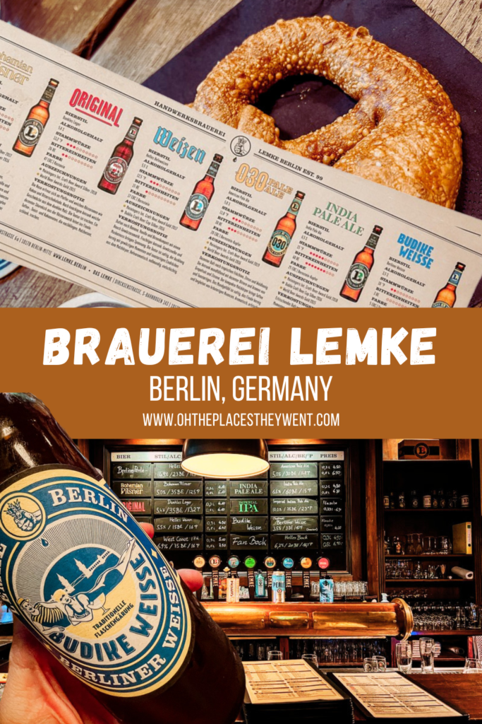 Craft Beer In Berlin: Touring Brauerei Lemke:  Go to Berlin, join a brewery tour, drink beer. Here's what you should know.