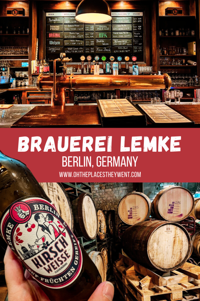 Craft Beer In Berlin: Touring Brauerei Lemke:  Go to Berlin, join a brewery tour, drink beer. Here's what you should know.