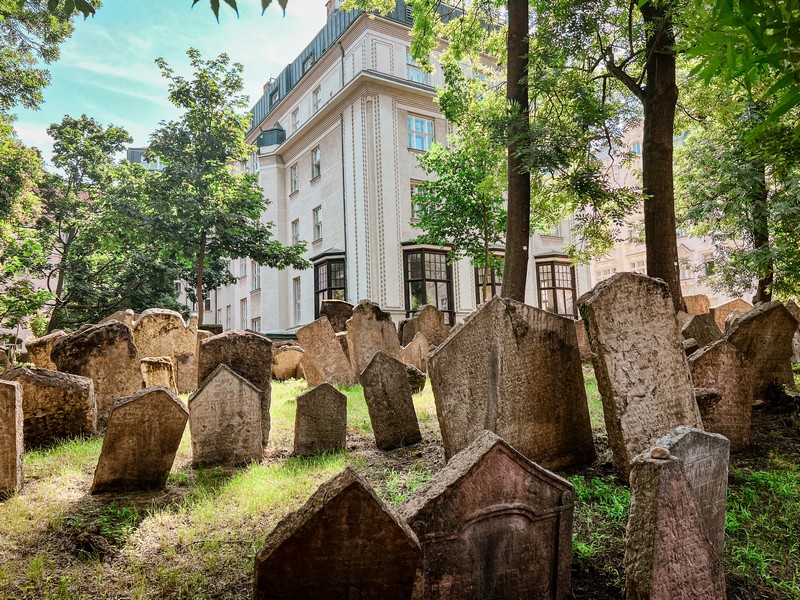 Pinkas Synagogue, Old Jewish Cemetery, Prague, Czech Republic; Jewish Quarter