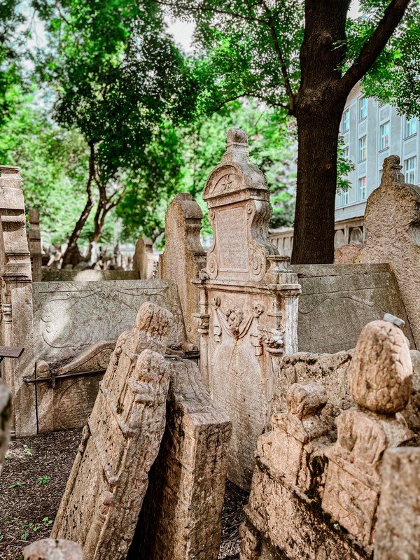 Pinkas Synagogue, Old Jewish Cemetery, Prague, Czech Republic; Jewish Quarter