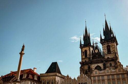 The Marian Column (Mariánský sloup), Prague, Czech Republic, Czechia