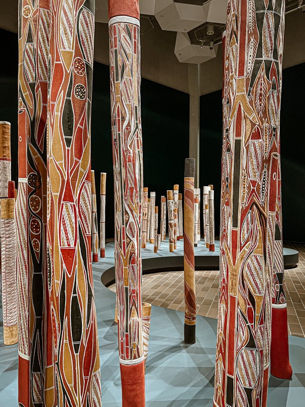 The National Gallery of Australia, Canberra, Australia; The Aboriginal Memorial