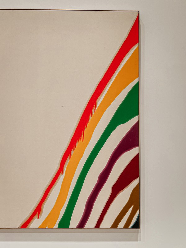 The National Gallery of Australia, Canberra, Australia; Morris Louis, Beta nu, 1960