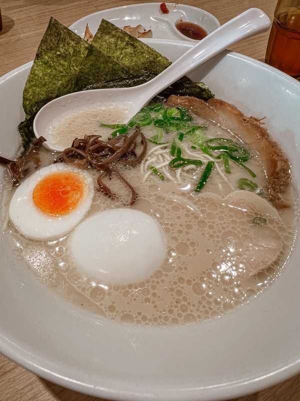 Japanese ramen, Minoh-kayano Station, Osaka, Japan